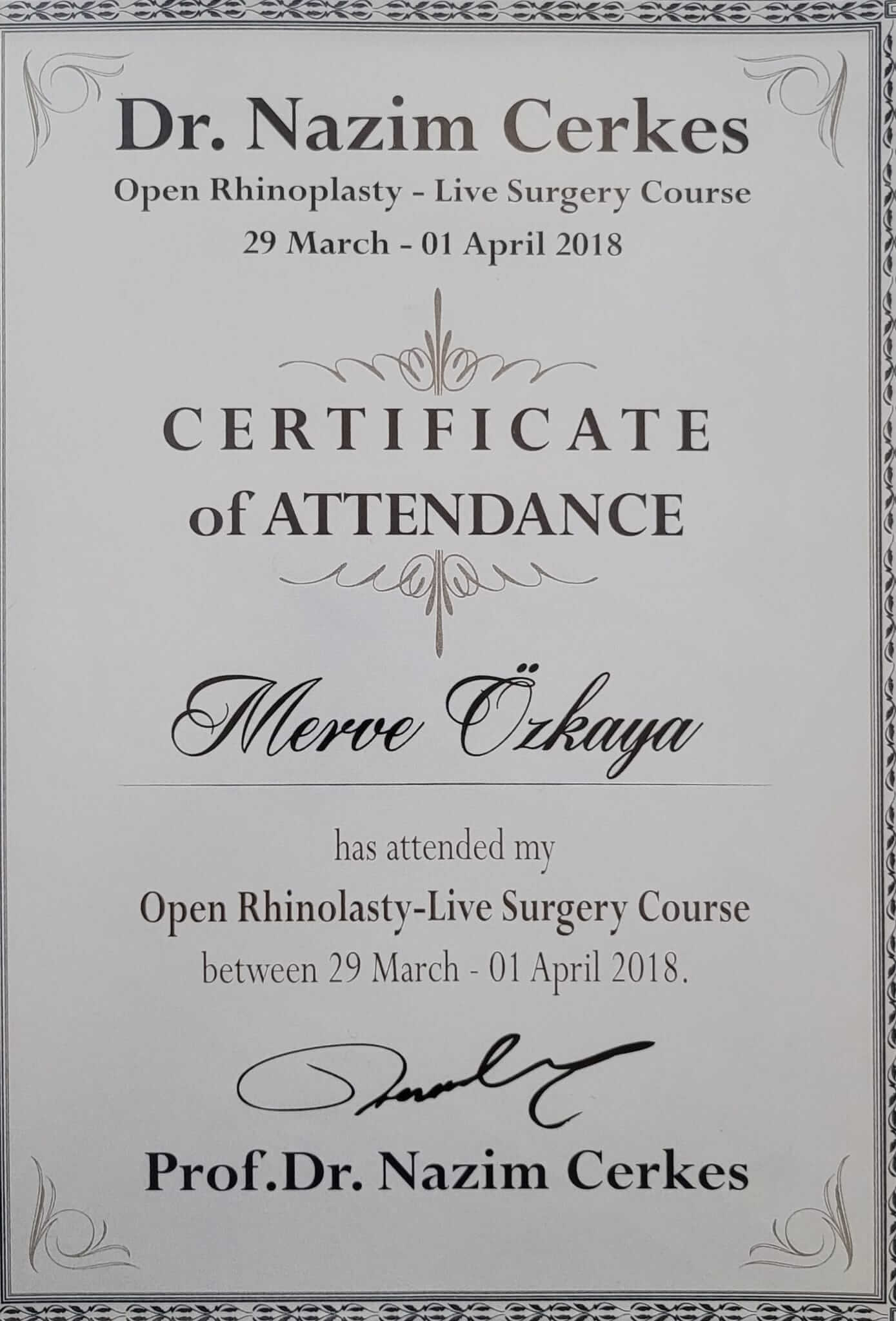 Open rhinoplasty-live surgery course - merve ozkaya