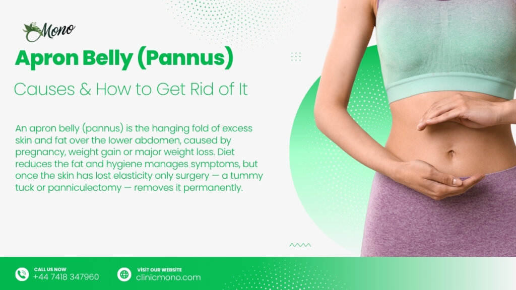 pannus stomach, how to get rid of apron belly, mother's apron, panniculectomy, hanging belly