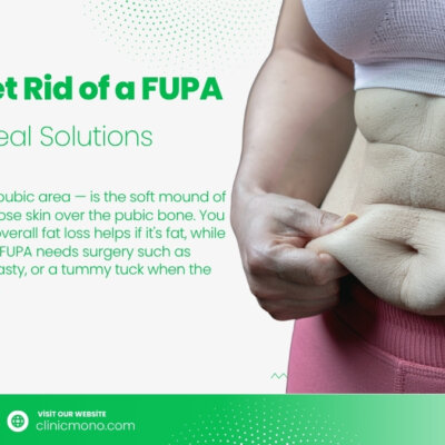 What a FUPA is, why you can't spot-reduce it, and every realistic way to reduce or remove it — from styling to liposuction and surgery. Honest guide.