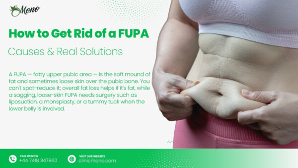 What a FUPA is, why you can't spot-reduce it, and every realistic way to reduce or remove it — from styling to liposuction and surgery. Honest guide.