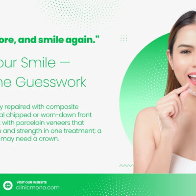Chipped or worn-down front teeth? See how bonding, veneers and crowns compare, what each costs, and the best fix for your smile.