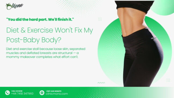 Fit mum who has plateaued, with loose tummy skin diet and exercise can't fix
